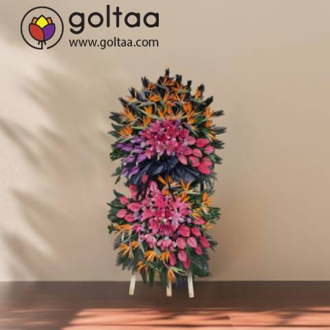تاج گل برای مراسم افتتاحیه