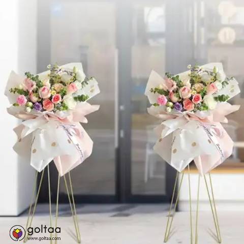 تاج گل برای مراسم افتتاحیه